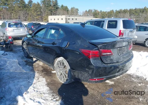 2015 Acura Tlx V6 Tech z USA, uszkodzony, nr VIN 19UUB3F58FA009954